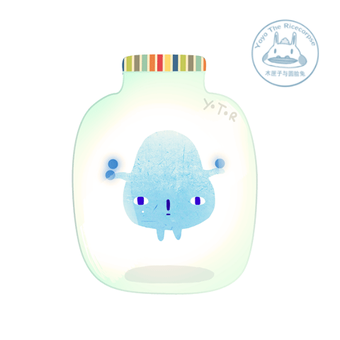 cute kawaii sci-fi fantasy jar creatures Space  space bug Colourful  Playful