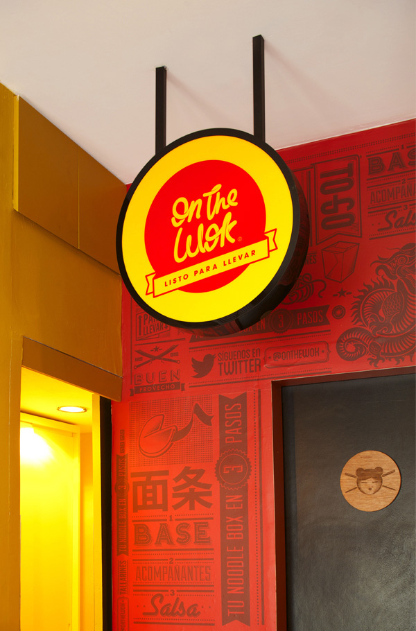 restaurant bar logo Logotipo logotypes identity asian chinese menu noodles Fast food Interior
