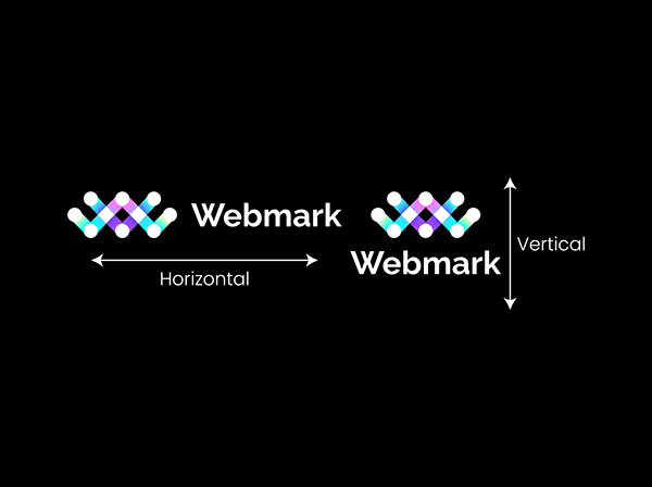 Webmark tech modern logo branding