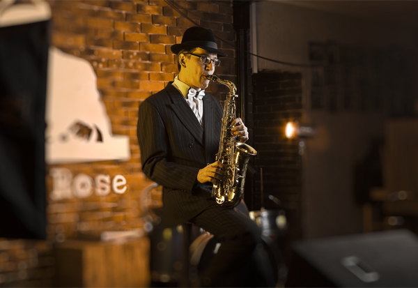 саксофон афиша джаз saxophone poster jazz creative
