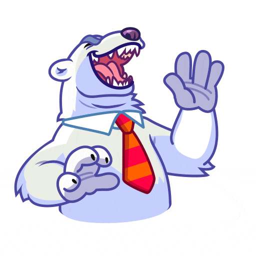 Animated stickers : Polar Bear :: Behance