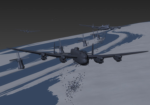 Manna operation WWII Lancaster Avro