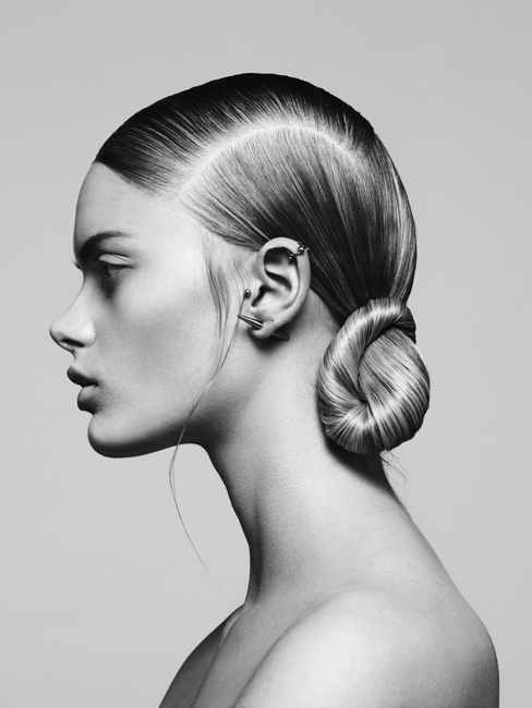 beauty Make Up hair black and white thomas lavelle minimal muse