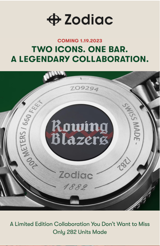 Harry's Bar rowing blazers Watches zodiac