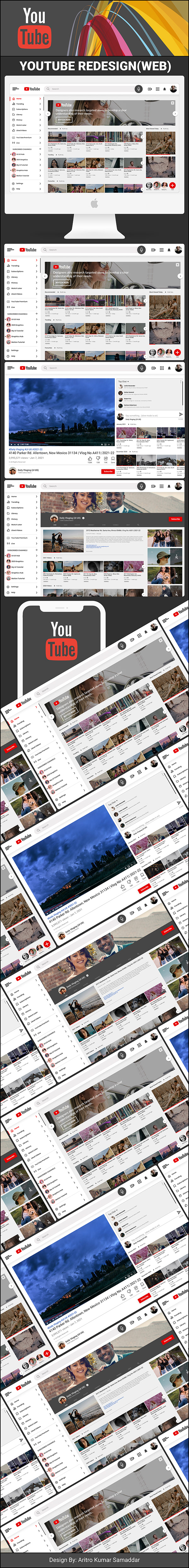 YOUTUBE(WEB) - REDESIGN CONCEPT