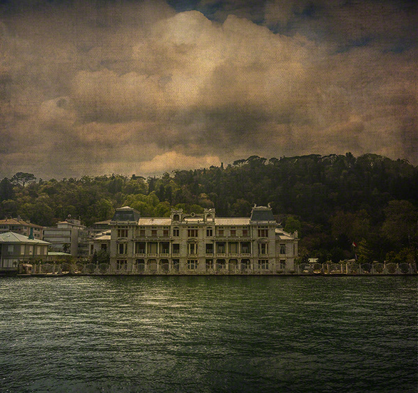 Some buildings along the Bosphorus