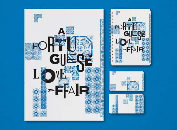 poster Portugal tiles portuguese Love Affair paz London berlin alma blue