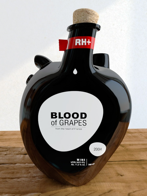 cinema 4d wine bottle stopper glass heart wood Pack bolimond blood grapes