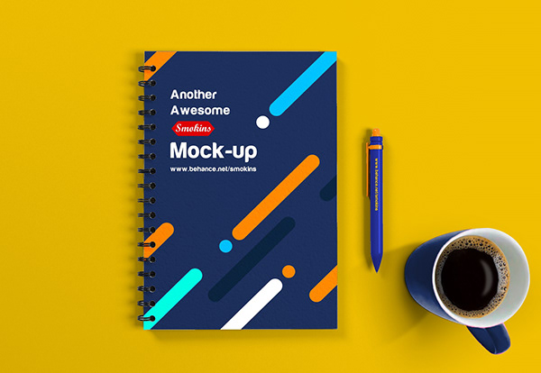 Free Notebook Mock-up