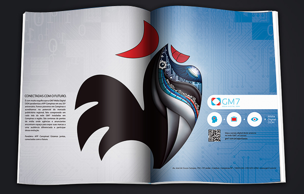 magazine  revista  app campinas  ilustração arte  direção arte  conceito  publicidade  propaganda  35 anos