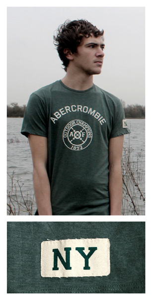 A&F abercrombie Abercrombie & Fitch back to school T-Shirt Design look book