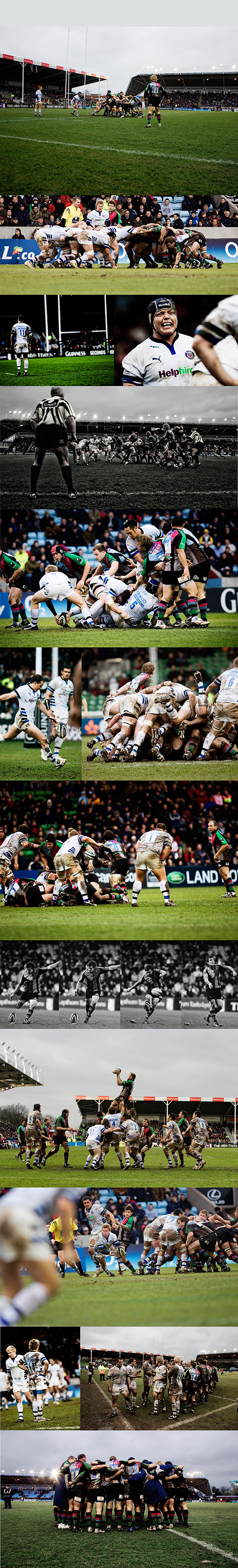 Adobe Portfolio Harlequins Rugby  sports photography