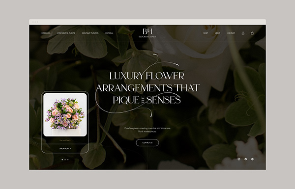 Blooming Haus – Website Design