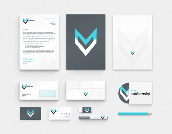 MV logotyp cyan typo personal graphic design identity corporate art Webdesign arrow grid logo typgoraphy