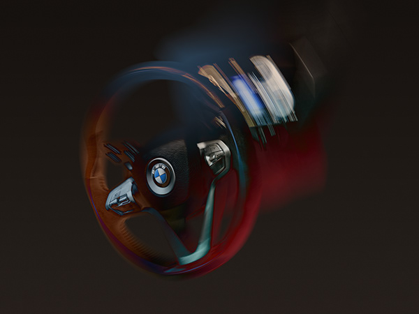 Bmw i8 Steering Wheel - Product Visualization