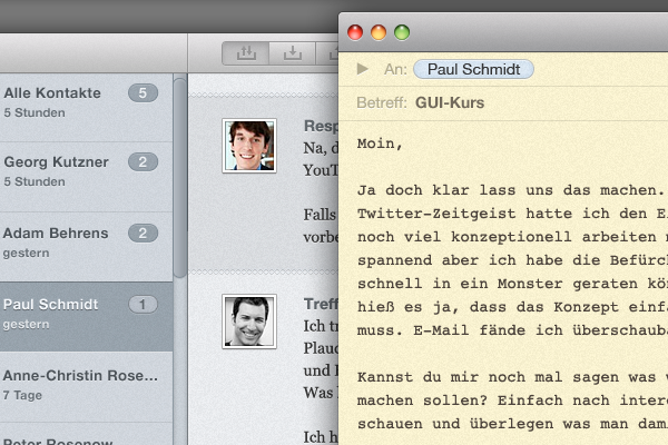 mail UI app mac os Interface media filters messages Icon envelope