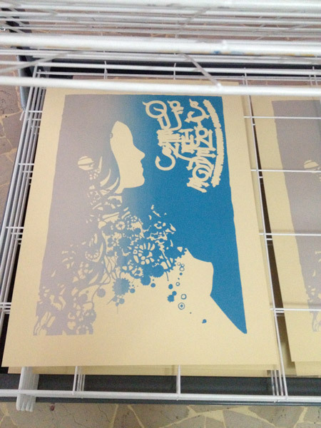 queensofthestoneage handmade posters