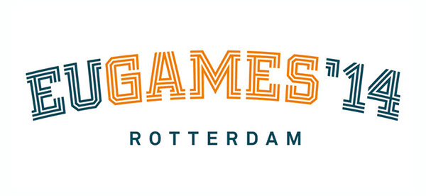 EUGames'14 Rotterdam Erasmus Universiteit Erasmus University sports Typeface