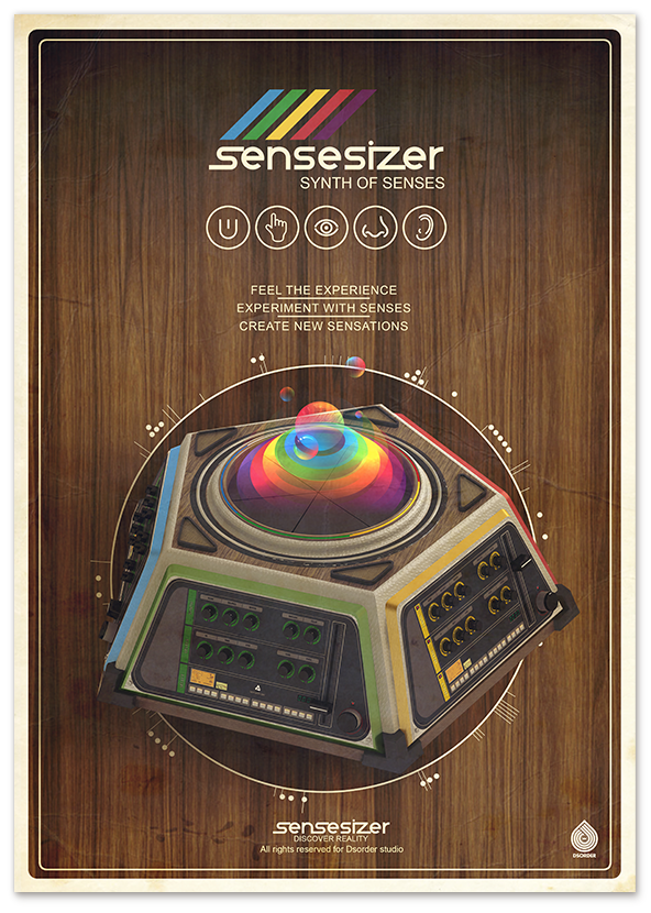 Sensesizer design Retro  vintage SYNTH plugin concept