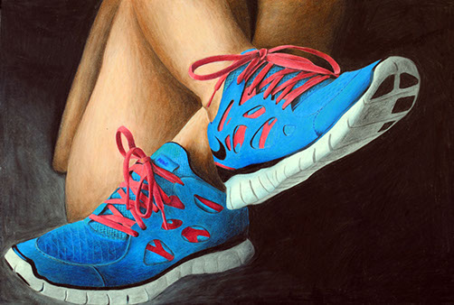 drawings ILLUSTRATION  photorealism Colormixing blending colormanipulation shoes portraits landscapes animals