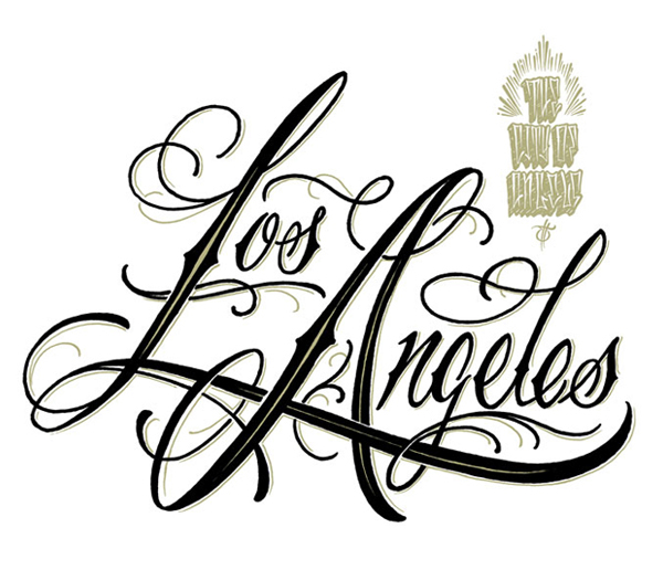 Los Angeles Script on Behance