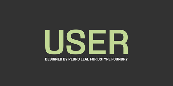 user stencil upright Typeface font monospaced Pedro Leal DSType DSType Foundry