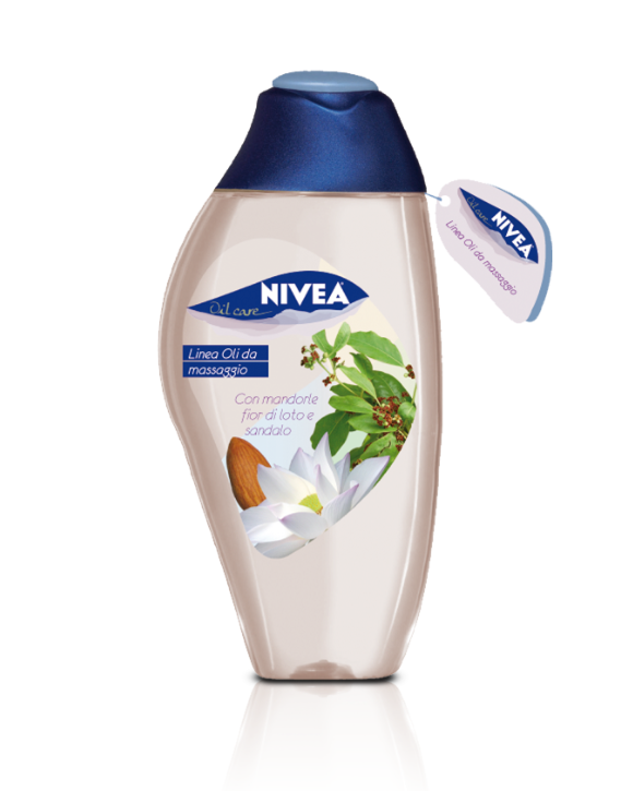 Packaging Nivea Massage oil body oil transparent pack