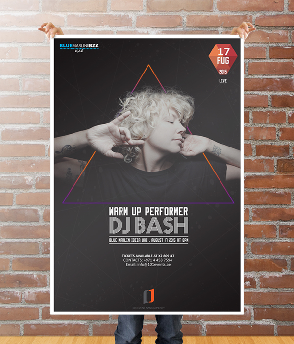 DJ Poster design
