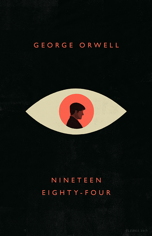 1984 george orwell George Orwell book cover book jackets Editorial Illustration dystopian novel book illustration graphic design  Big Brother Dystopia