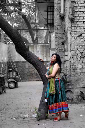 product  India  clothes India color model fashion shoot