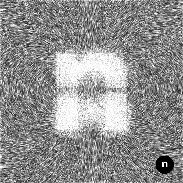 Magnetic helvetica processing particles