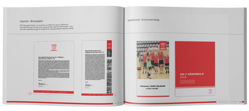 KHKS håndbold handball brand redesign logo Hjemmeside Webdesign Paperline