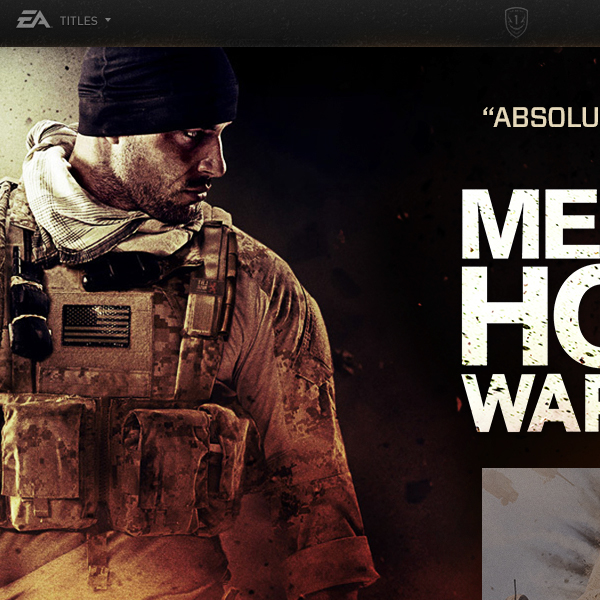 Medal honor Warfighter War game Shooter FPS electronic Web interactive call Duty