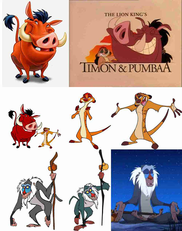 The characters of cartoon 