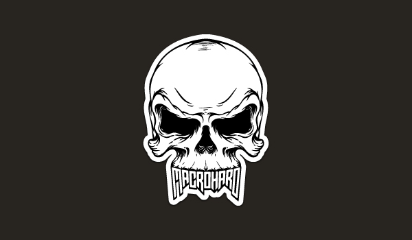 logo  macrohard  rock  metal  band  Music emblem  t-shirt  tattoo 