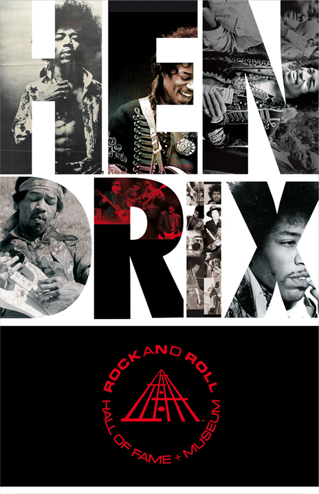 rock & roll jimmi hendrix Hendrix rock catalog brochure print rock & roll hall of fame Hall of Fame 40 years diego salazar umkc peru arequipa diseño peru diseño gráfico