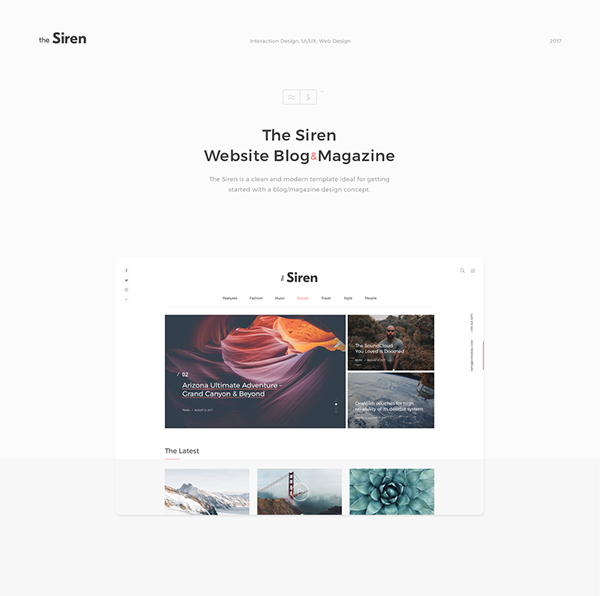 The Siren Wordpress Blog&Magazine ✦ Free ✦