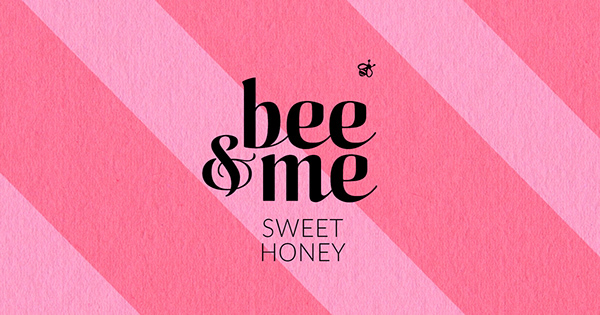 Packaging design - honey label - be&me