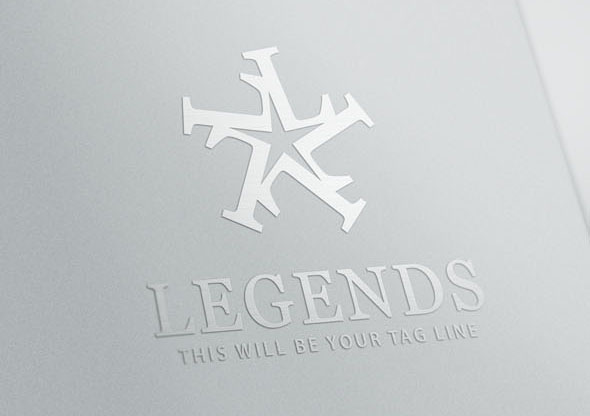 logo corporate modren new style star simple legend identity brand Logo Designs creative logo designs