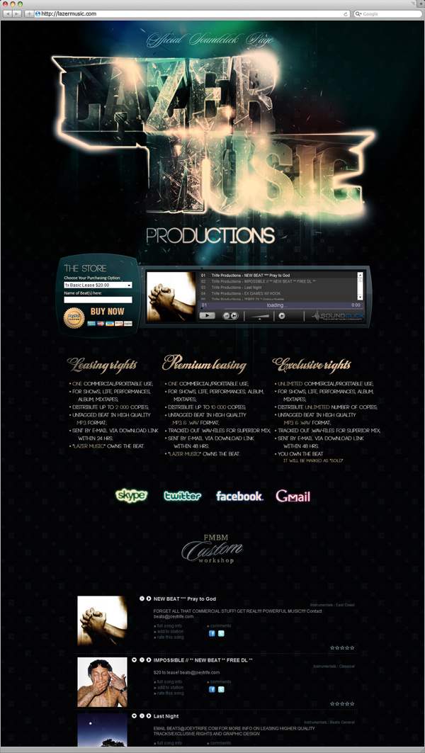 soundclick soundclick.com effects text letterhead