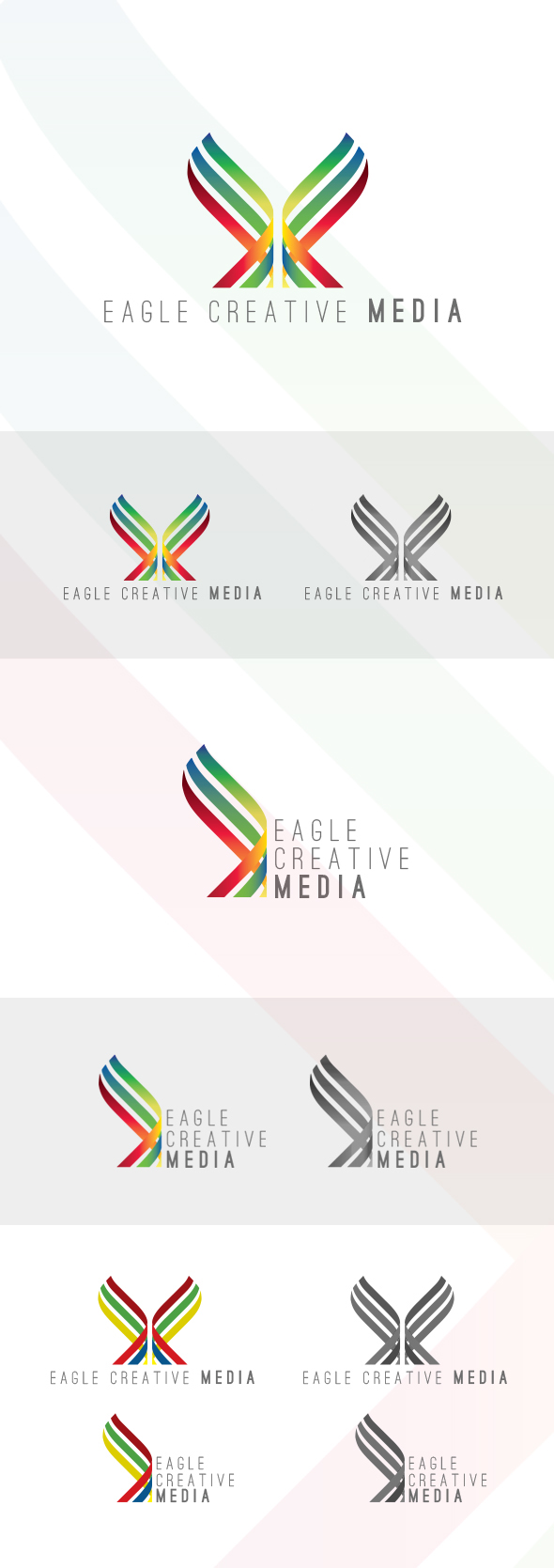 agency app brand company creative design eagle identity logo media software studio Technology type