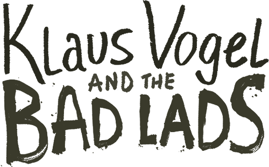 Klaus Vogel Bad lads Illustrated book book cover illustration HAND LETTERING Picture book books characters