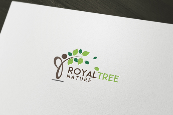 Tree  tree logo Nature leaf leaves Logo Design royal tree