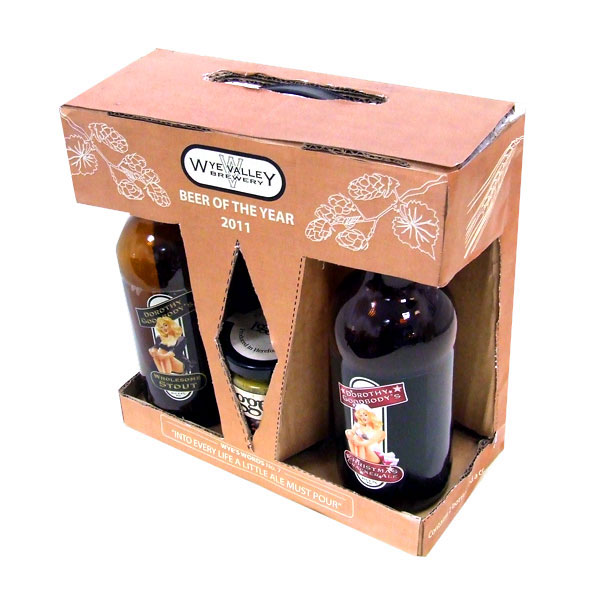wye valley brewery beer bottle condiment Sustainable Sustainability green green design cardboard 3D 3d prototype bookstand andreea niculae University of Worcester