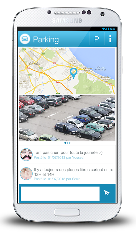 parking car mobile app