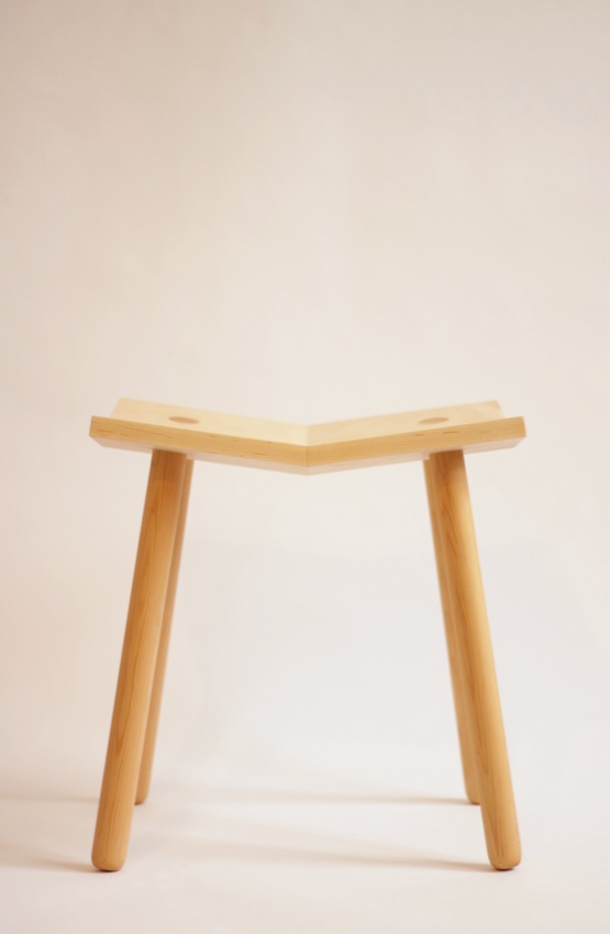 Mitre Stool  Souda stool wood stool