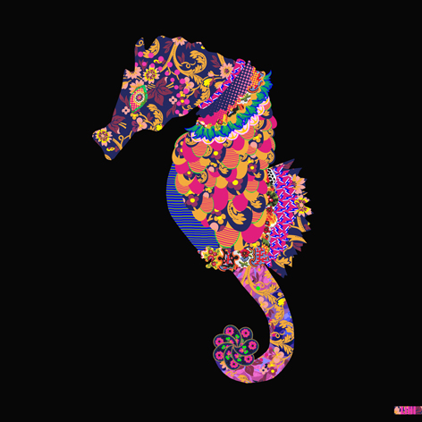 animal design color art digital print