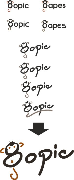 logo  handwrite apes  animal  brand  apparel studio  symbol letter  scetch