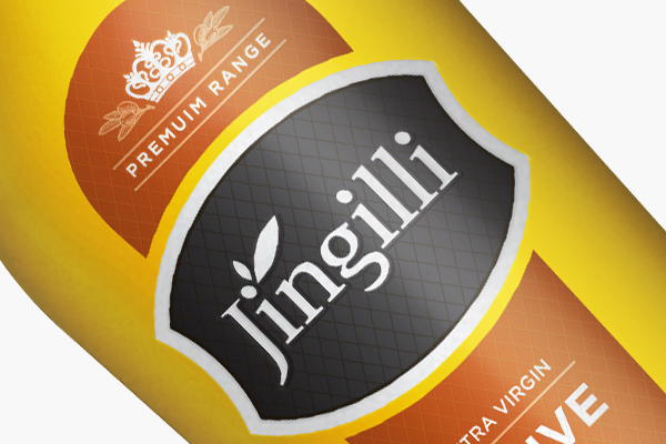 jingilli premium virgin olive oil Label robust mild fruity Australian