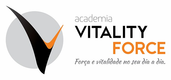 Vitality Force gym academia Ariquemes Rondônia Brazil Brasil logo Logotipo visual identity identidade visual